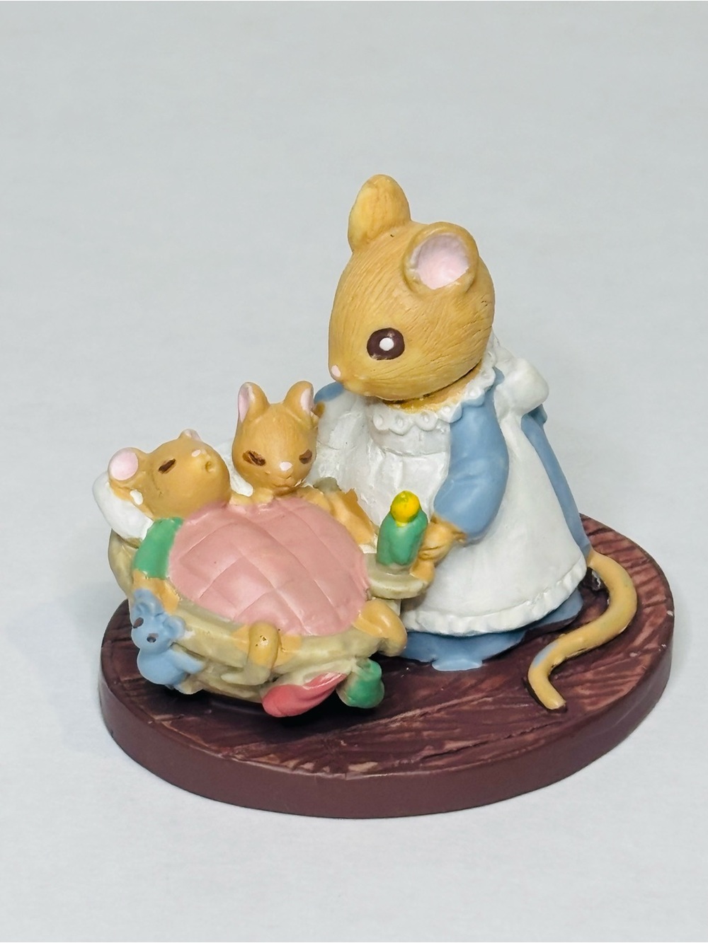 Vintage Miniature Mouse Family Figurine -